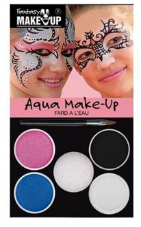 Prinsessen schmink setje 4 kleuren