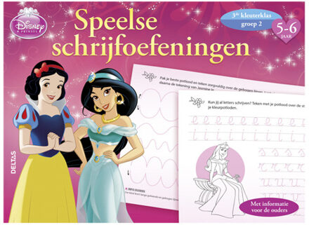 Prinsessen - Speelse schrijfoefeningen 5-6 jaar, 3de kleuterklas, groep 2