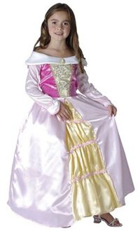 Prinsessen verkleed jurk voor meisjes wit/roze
