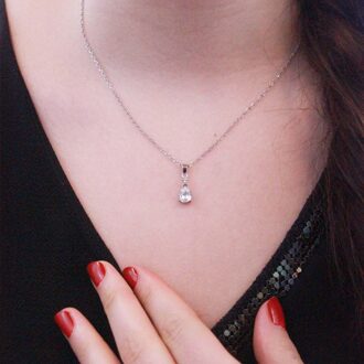 Prinsessenhangers - Zilver en Kristal - One Size