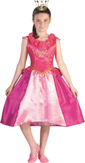 Prinsessia Jurk Roos - Carnavalskleding - 6-9 jaar