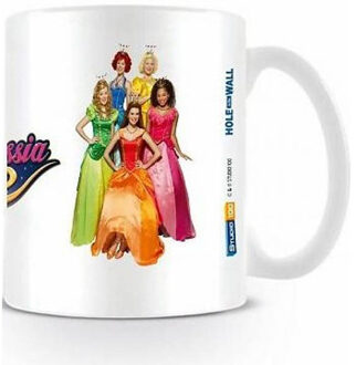 Prinsessia mok prinsessia wit 8 cm