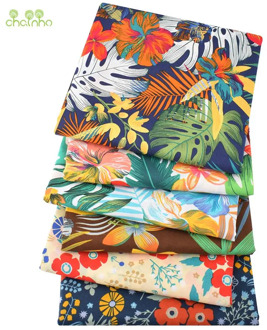 Printed Plain Cotton Fabric,Tropical Rainforest,DIY Sewing Quilting For Baby&Children's Dress Shirt Clothing,Poplin Material