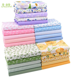 Printed Twill Cotton Fabric,Classic Flower Series,Patchwork Clothes For DIY Sewing Quilting Baby&Child's Bedclothes Material