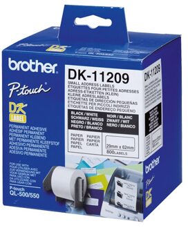 Printer Labels Brother DK11209 62X29 Mm Wit