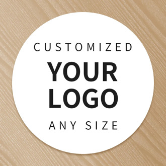 Printing Personalized Logo Label Custom Transparent Stickers PVC Vinyl Paper KraftPaper Cake Sticker eyelashes Labels Brand