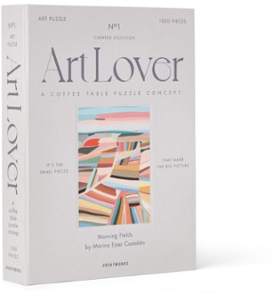 Printworks Art Lover Book Puzzle - Morning Fields - 1000 pieces Multi color
