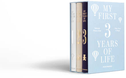 Printworks Baby Album set van 3 - My First 3 Years Multicolor
