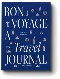 Printworks Bon Voyage - Reisdagboek Blauw