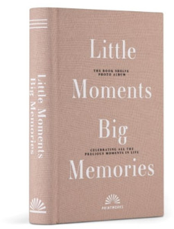 Printworks Bookshelf Album  Little Moments Big Memories Roze