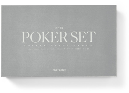 Printworks Classic - Poker Set Grijs