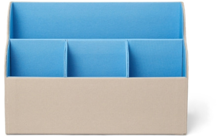 Printworks Desk Organizer - Beige/Blue