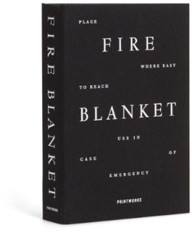 Printworks Fire Blanket - Black Zwart