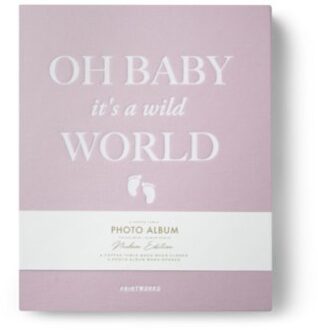 Printworks foto album - baby it's a wild world roze