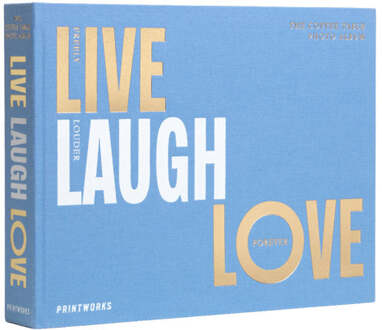 Printworks fotoalbum liggend - 'Live, Laugh, Love'