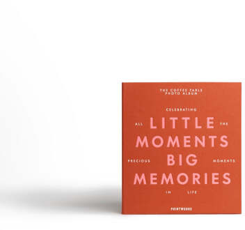 Printworks Fotoalbum  - Little Moments Big Memories - Orange Terra