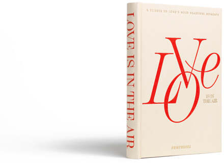 Printworks fotoboek - love is in the air - beige