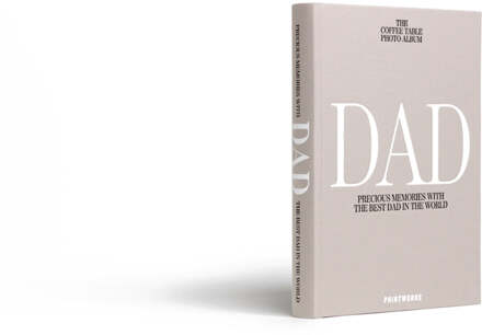 Printworks Fotoboek - Papa - Grijs