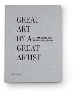 Printworks Frame boek - Grote Kunst - Grijs