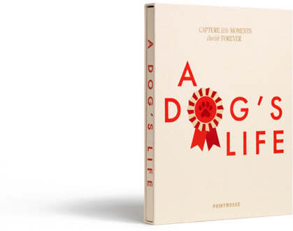 Printworks Honden journal - Het leven van een hond Beige