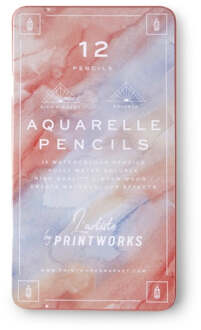 Printworks Kleurpotloden set van 12 - Aquarelle