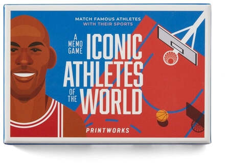 Printworks Memory spel - Iconische Atleten