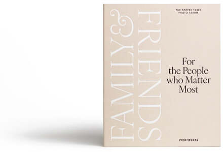 Printworks Photo Album - Family and Friends - Beige