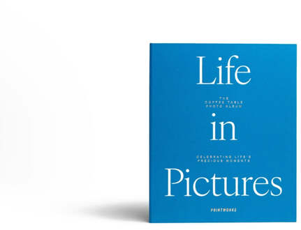 Printworks Photo Album - Life in Pictures - Blue Blauw
