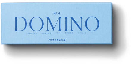 Printworks Spel Classic - Domino - Blauw