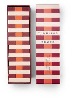 Printworks Spel Spelen - Tumbling Tower - Rood/Oranje