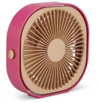 Printworks tafel ventilator Fantastic Cerise oplaadbaar Roze