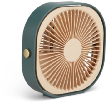 Printworks tafel ventilator Fantastic groen oplaadbaar