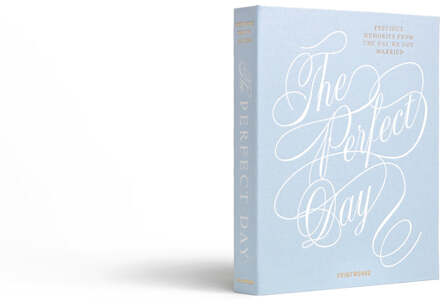 Printworks Trouwalbum - De Perfecte Dag - Lichtblauw