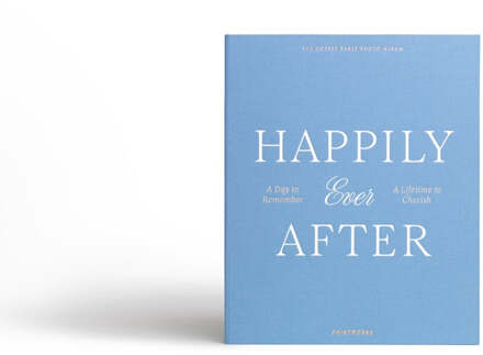 Printworks Wedding Album - Happily Ever After - Blue Blauw