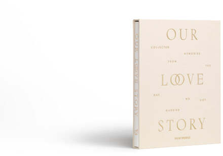 Printworks wedding journal - our love story