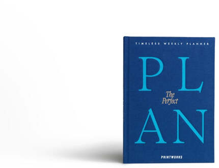 Printworks Weekplanner - Het Perfecte Plan - Blauw