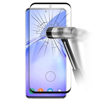 Prio 3D Samsung Galaxy S20 gehard glas - 9H Screenprotector - Zwart