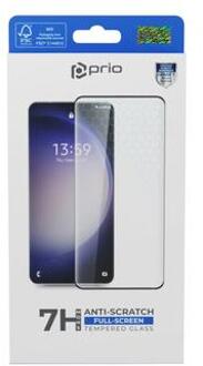 Prio 3D Samsung Galaxy S24 Ultra Glazen Screenprotector - Zwart