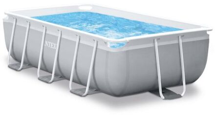 Prism Frame Rectangular Zwembad 300 x 175 x 80 cm Grijs