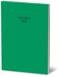 Prisma colors notitieboekje, formaat 17 x 24 cm., gelinieerd, kleur the green book