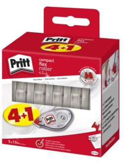 Pritt Correctieroller Pritt compact mini-flex 4.2mmx10m valuepack a 4+1 gratis