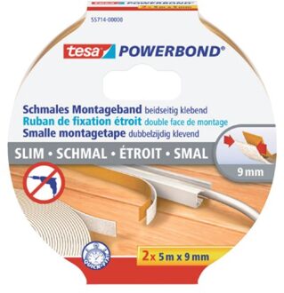 Pritt Dubbelzijdige plakband Tesa smal 9mmx5m