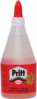 Pritt Knutsellijm fles van 200 ml - op waterbasis - geschikt voor alle ondergronden Transparant