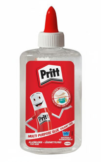 Pritt Multi Glue alleslijm - fles 150 gr - hobbylijm - knutsellijm - voor diverse materialen Transparant