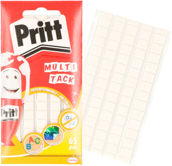Pritt plakgum - 65 stuks - wit - poster buddies - posterplakkers - posterstickers