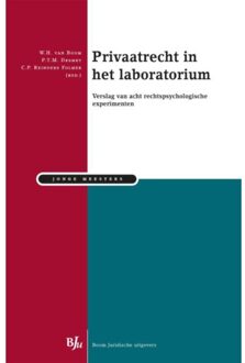 Privaatrecht in het laboratorium - Boek Boom uitgevers Den Haag (9462900116)
