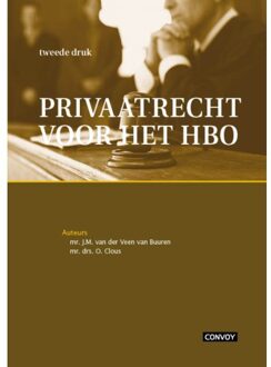 Privaatrecht voor het hbo - Boek J.M. van der Veen van Buuren (946317060X)
