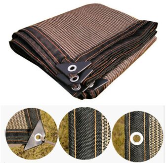 Privacy Hek Screen Voorruit Cover, 3X4M Stof Schaduw Tarp Netting Mesh Doek Zware Messingsdichtingsringen Voor Balkon Patio