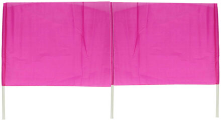 Privacy/windscherm - fuchsia - 2,25 x 0,5 meter - nylon - Strand/camping - Windschermen Rood