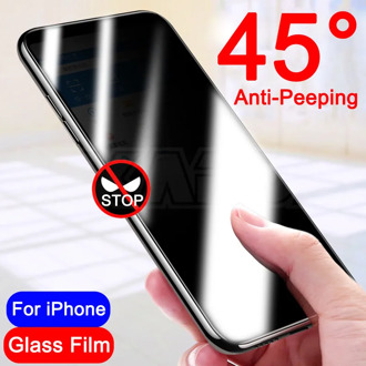 Private Screen Protector For iPhone 11 Pro X XS Max XR Anti spy Tempered Glass iPhone 8 7 6 6S Plus 5 5S SE 2020 Privacy Glass